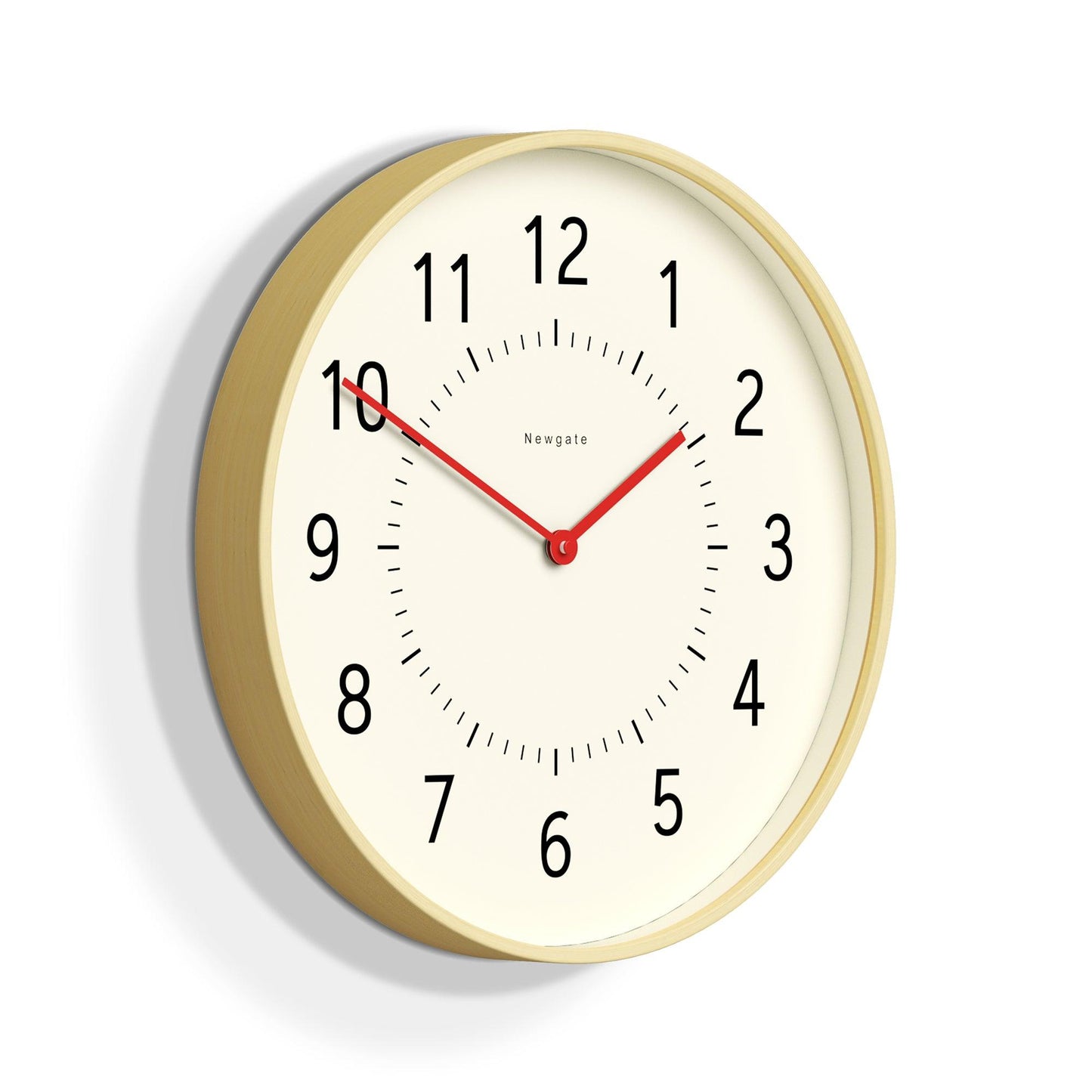 Newgate Monopoly Plywood Wall Clock With Red Hands-Newgate-Mood