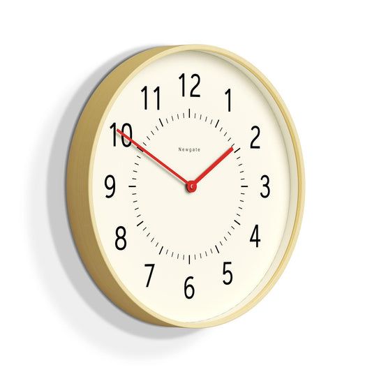Newgate Monopoly Plywood Wall Clock With Red Hands-Newgate-Mood