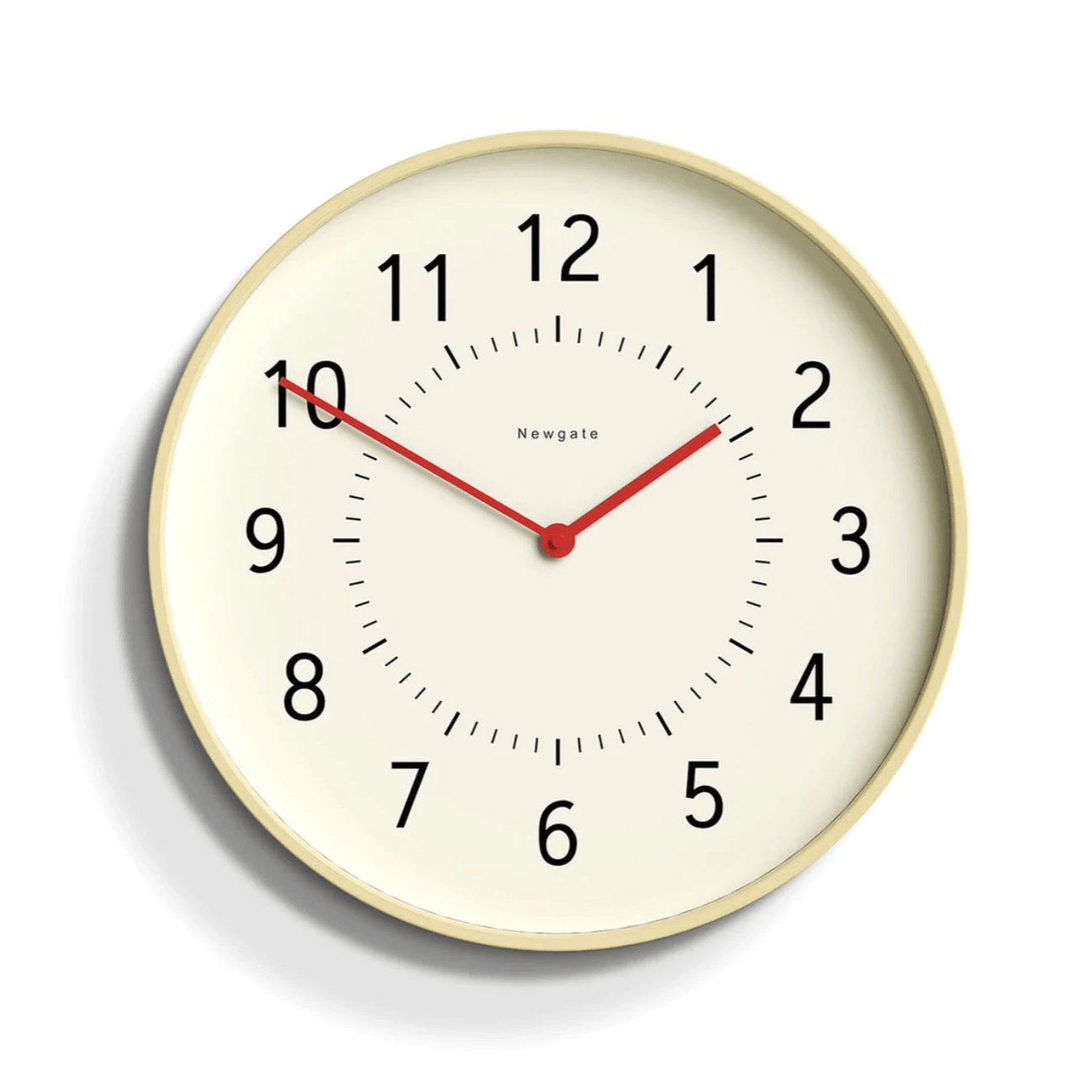 Newgate Monopoly Plywood Wall Clock With Red Hands-Newgate-Mood