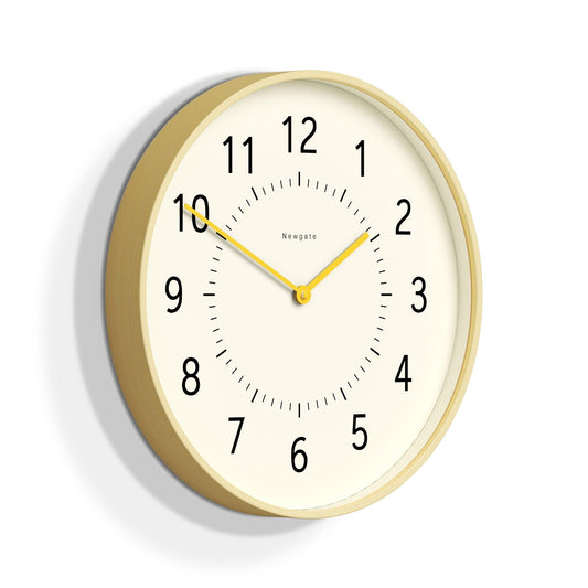Newgate Monopoly Plywood Wall Clock With Yellow Hands-Newgate-Mood