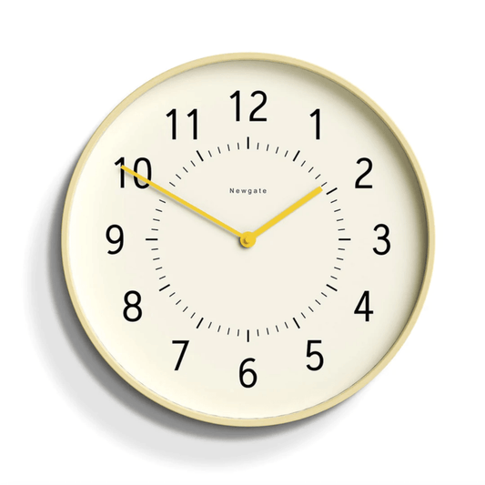 Newgate Monopoly Plywood Wall Clock With Yellow Hands-Newgate-Mood