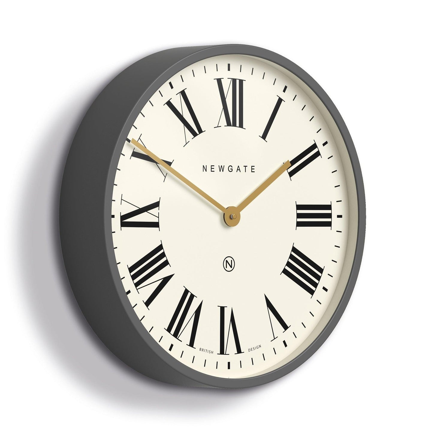 Newgate Mr Butler Wall Clock Moonstone Grey-Newgate-Mood