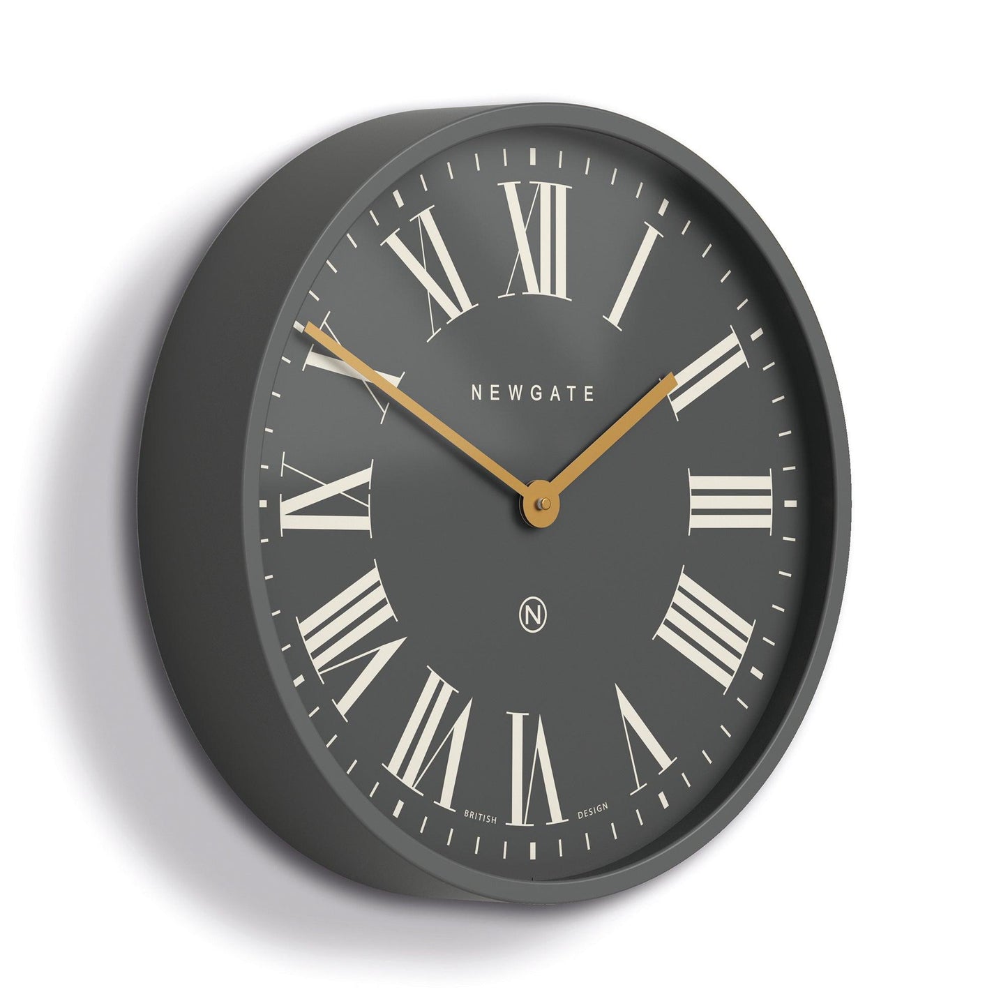 Newgate Mr Butler Wall Clock Moonstone Grey Reverse Dial-Newgate-Mood