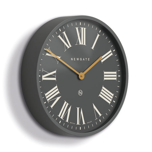 Newgate Mr Butler Wall Clock Moonstone Grey Reverse Dial-Newgate-Mood