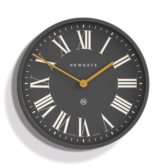 Newgate Mr Butler Wall Clock Moonstone Grey Reverse Dial-Newgate-Mood