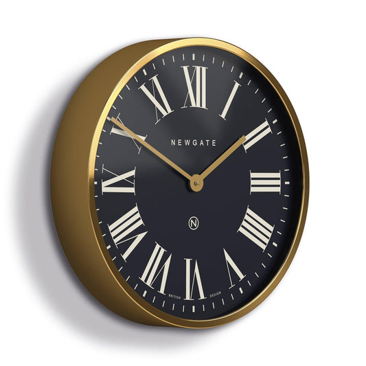 Newgate Mr Butler Wall Clock Radial Brass-Newgate-Mood