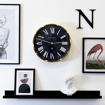 Newgate Mr Butler Wall Clock Radial Brass-Newgate-Mood