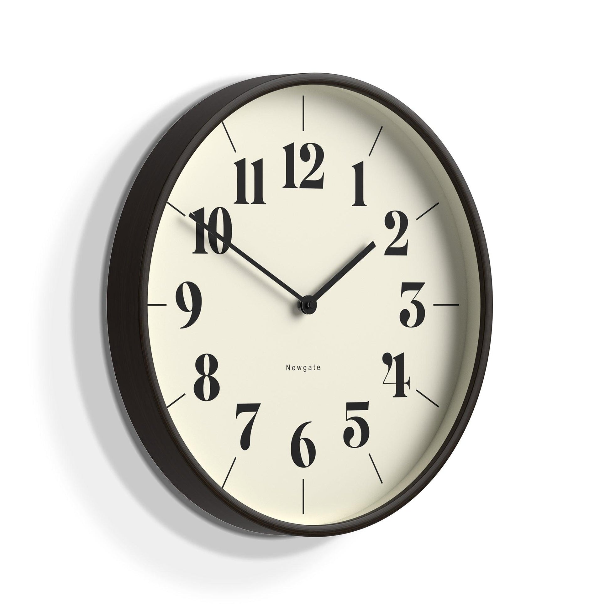 Newgate Mr Clarke Clock Dark Wood Hopscotch Dial-Newgate-Mood