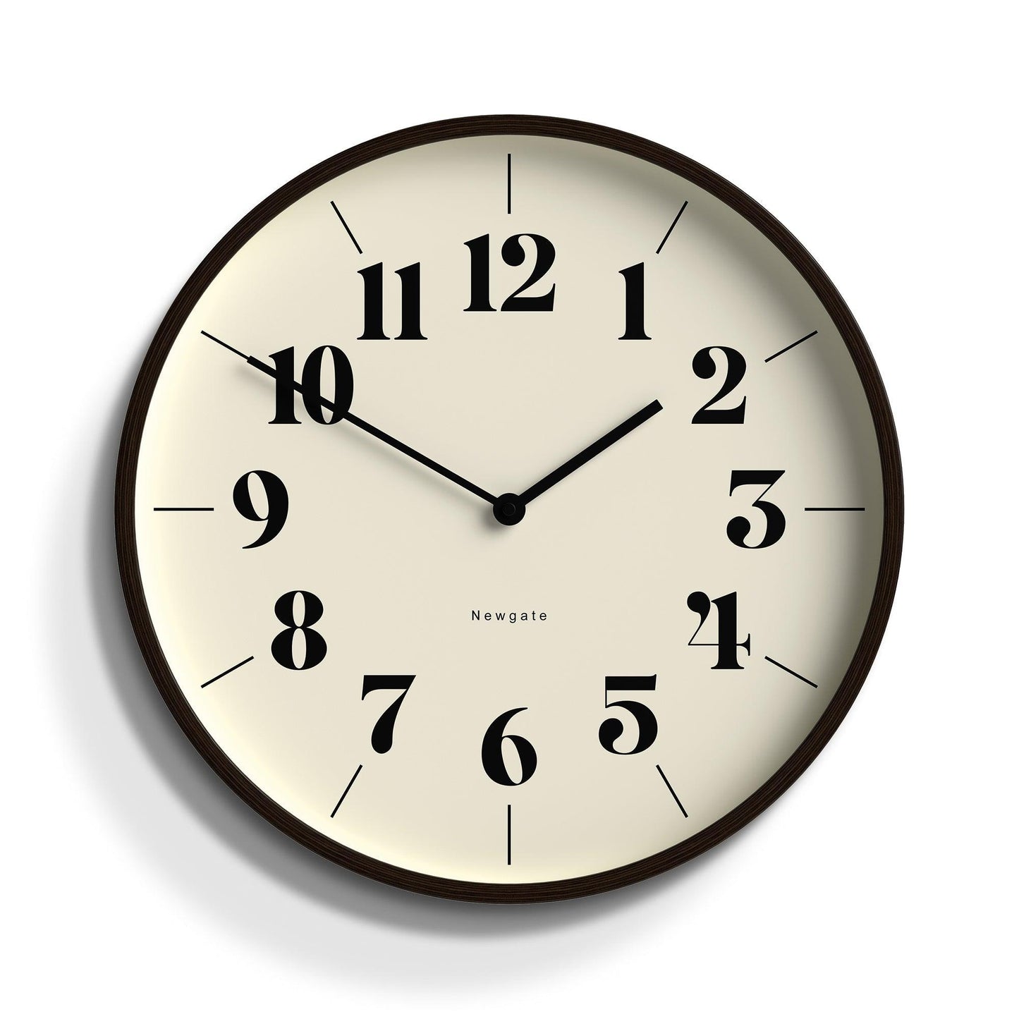 Newgate Mr Clarke Clock Dark Wood Hopscotch Dial-Newgate-Mood
