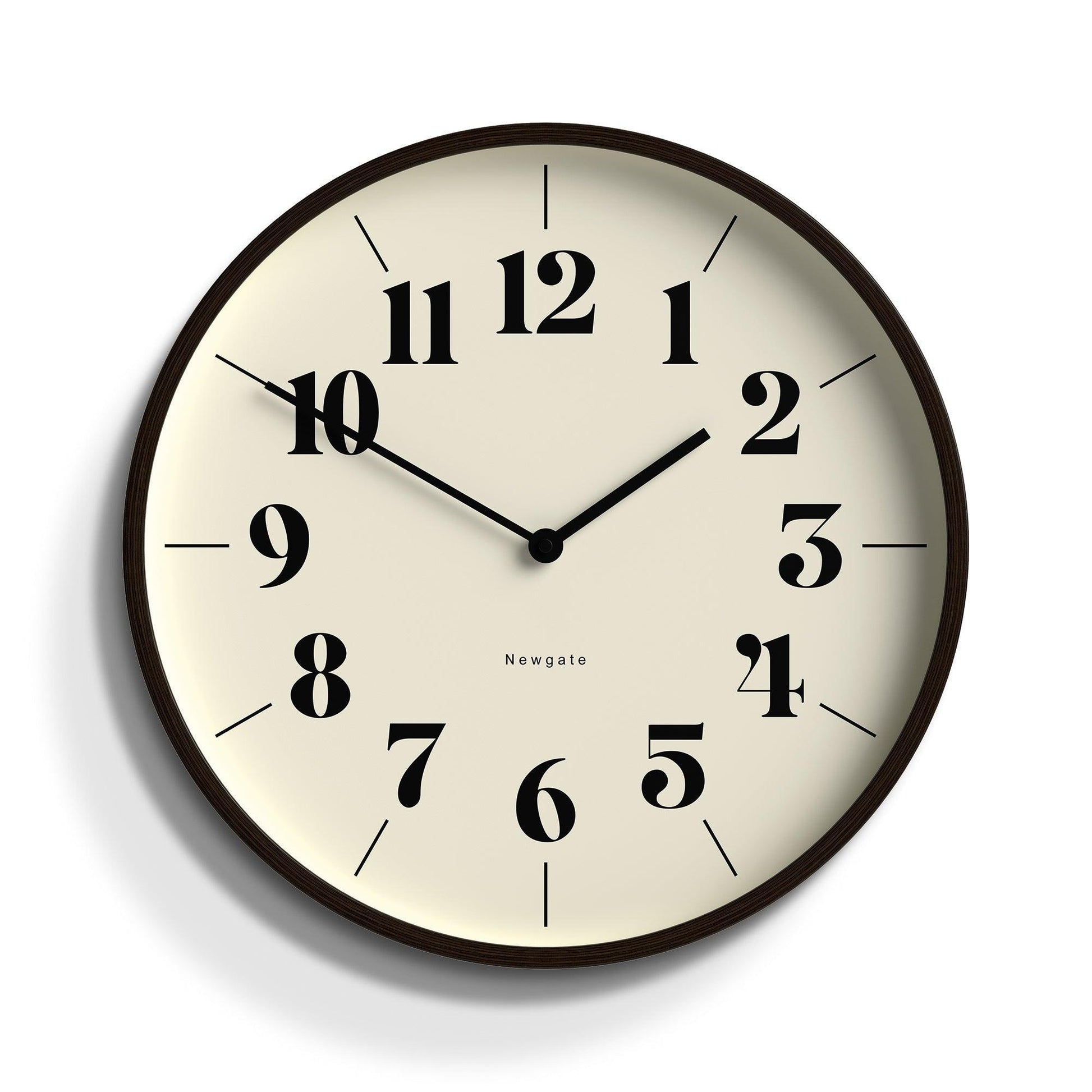 Newgate Mr Clarke Clock Dark Wood Hopscotch Dial-Newgate-Mood
