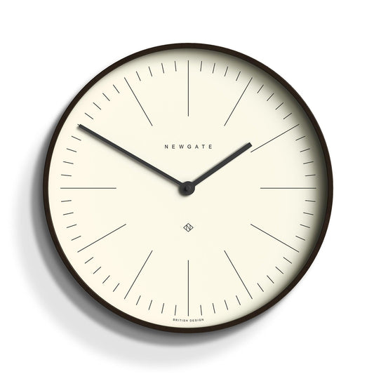 Newgate Mr Clarke Clock Dark Wood Marker Dial-Newgate-Mood