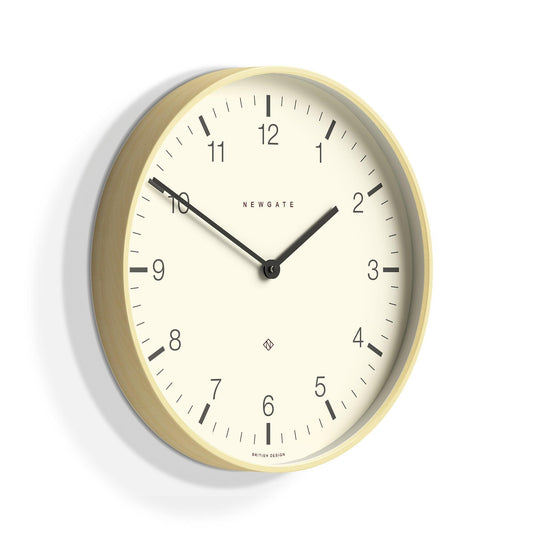 Newgate Mr Clarke Clock Pale Wood Arabic Dial-Newgate-Mood