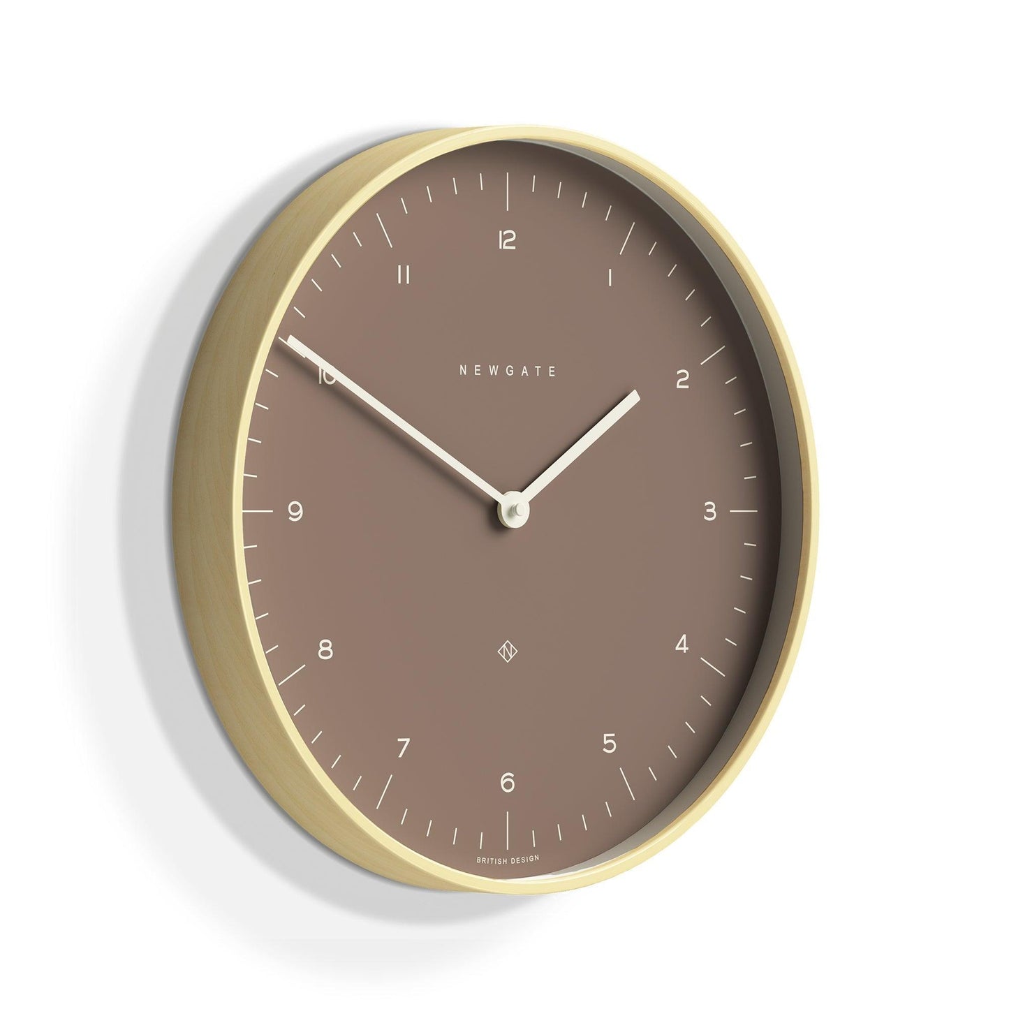Newgate Mr Clarke Clock Pale Wood Burnt Sienna 140-Newgate-Mood