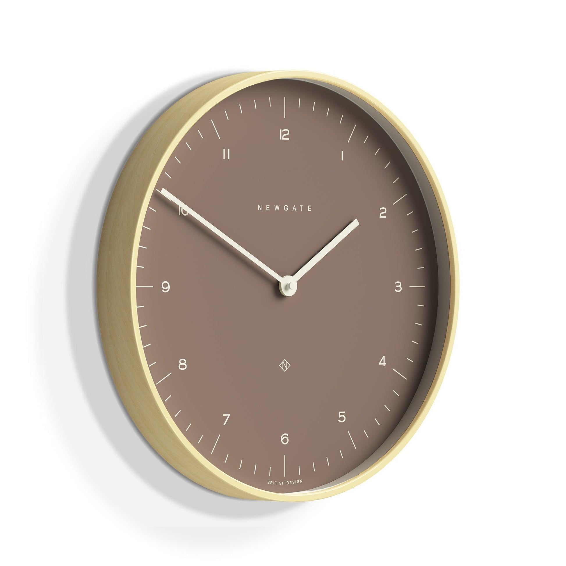 Newgate Mr Clarke Clock Pale Wood Burnt Sienna 140-Newgate-Mood
