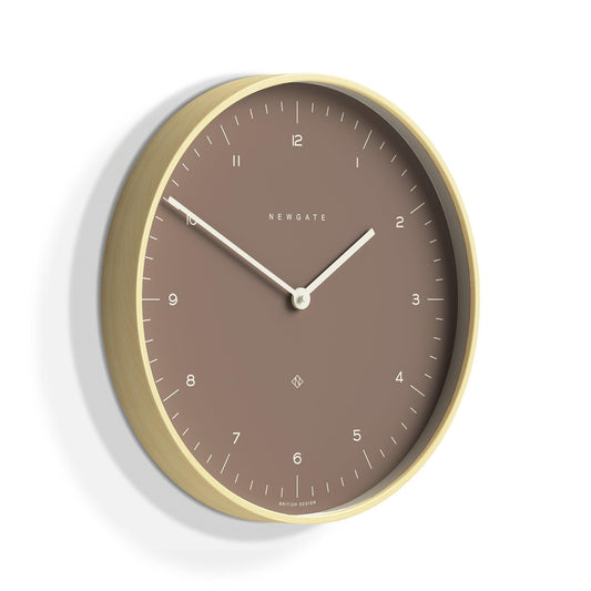 Newgate Mr Clarke Clock Pale Wood Burnt Sienna 140-Newgate-Mood