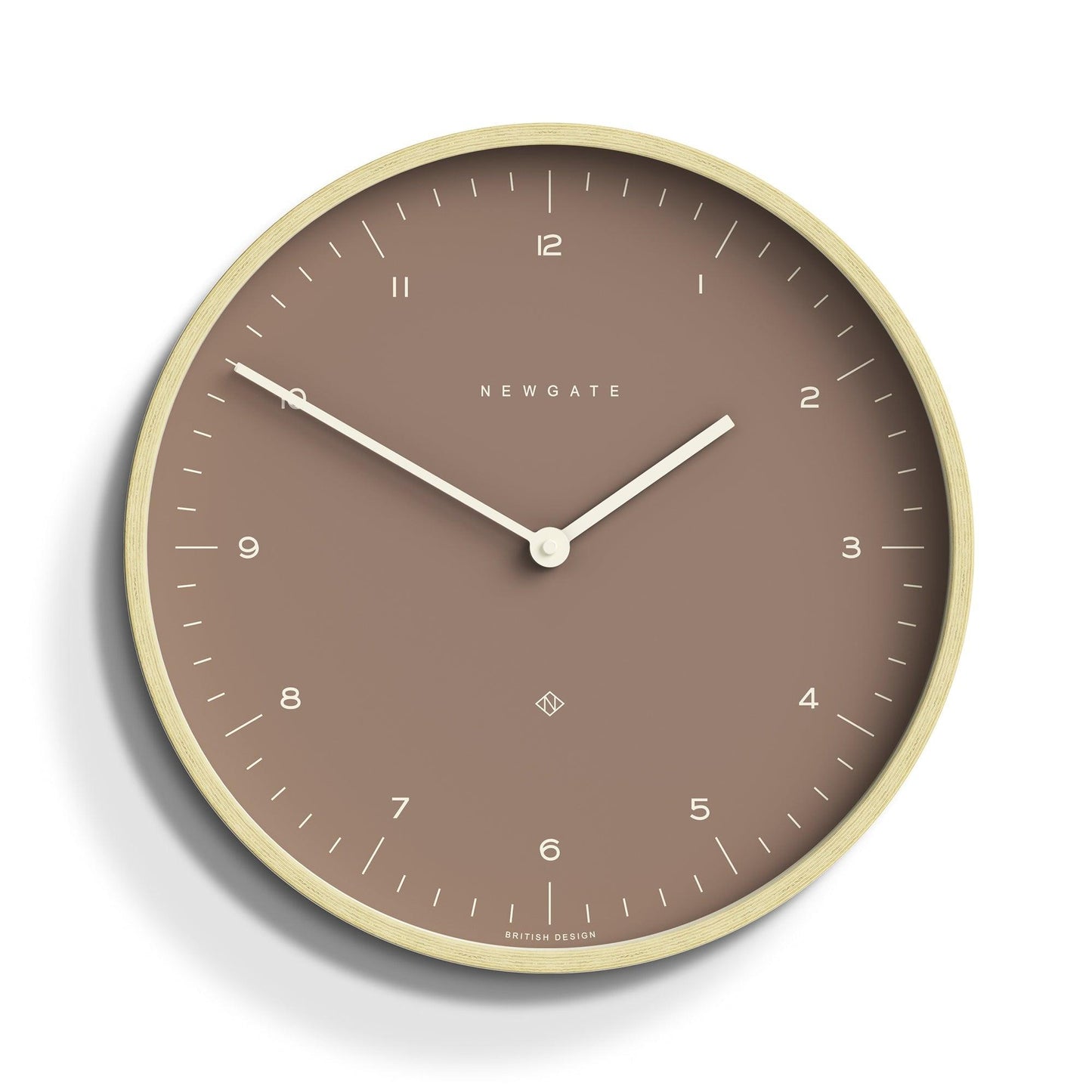 Newgate Mr Clarke Clock Pale Wood Burnt Sienna 140-Newgate-Mood