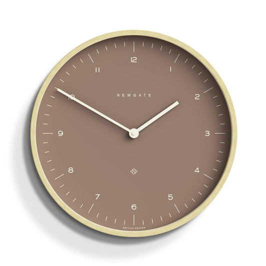 Newgate Mr Clarke Clock Pale Wood Burnt Sienna 140-Newgate-Mood