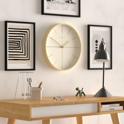 Newgate Mr Clarke Clock Pale Wood Hockey Dial-Newgate-Mood