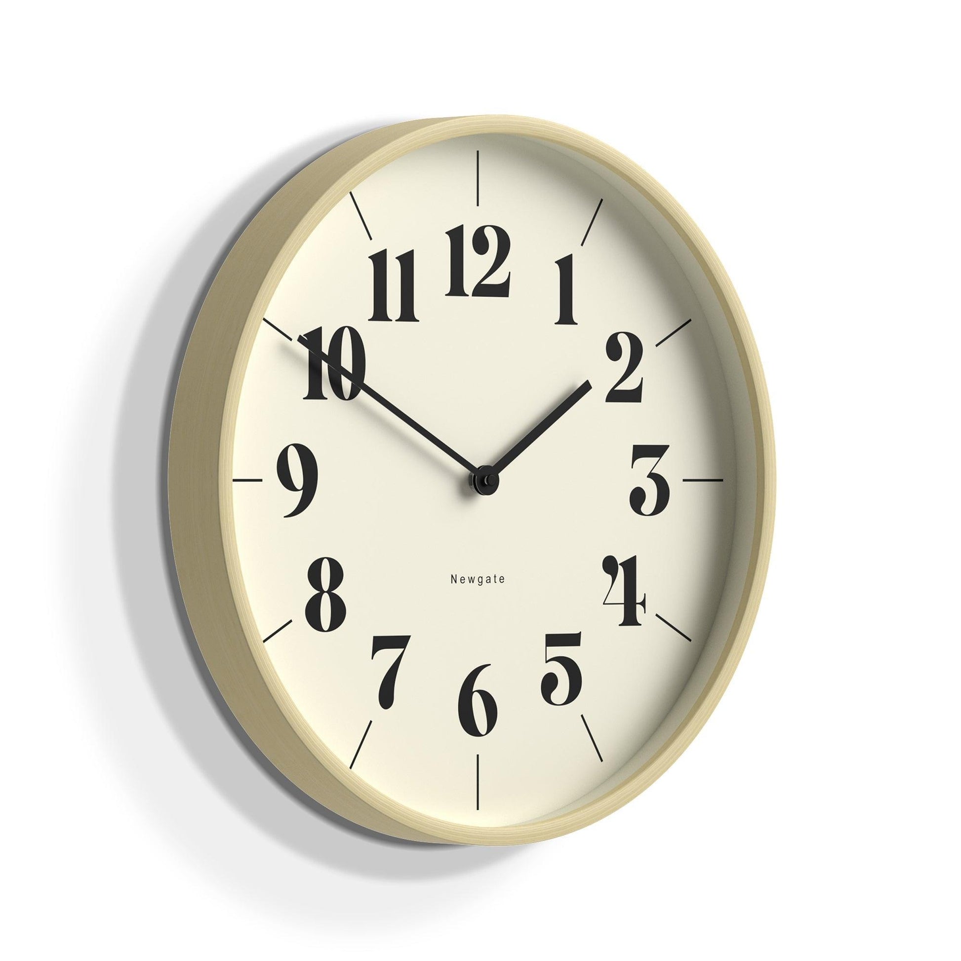 Newgate Mr Clarke Clock Pale Wood Hopscotch Dial-Newgate-Mood