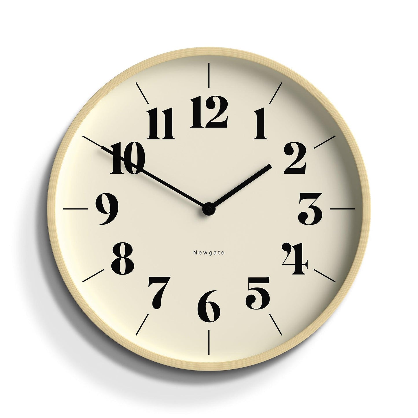 Newgate Mr Clarke Clock Pale Wood Hopscotch Dial-Newgate-Mood