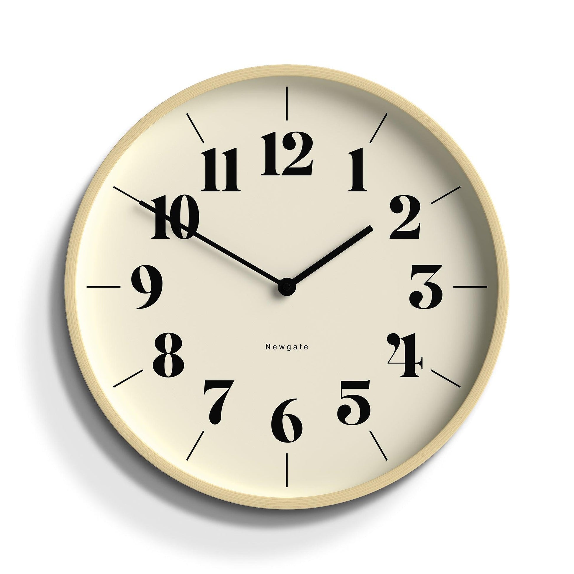 Newgate Mr Clarke Clock Pale Wood Hopscotch Dial-Newgate-Mood