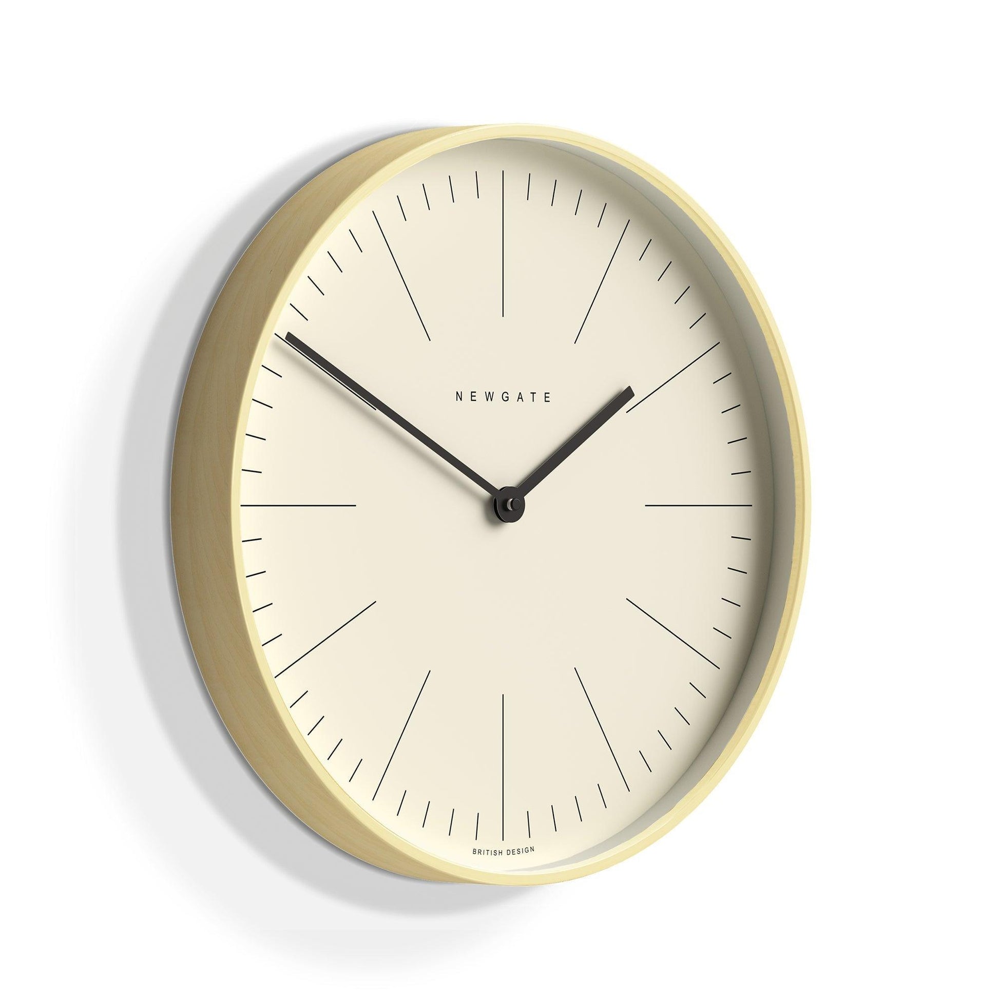Newgate Mr Clarke Clock Pale Wood Marker Dial 40-Newgate-Mood