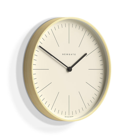 Newgate Mr Clarke Clock Pale Wood Marker Dial 40-Newgate-Mood