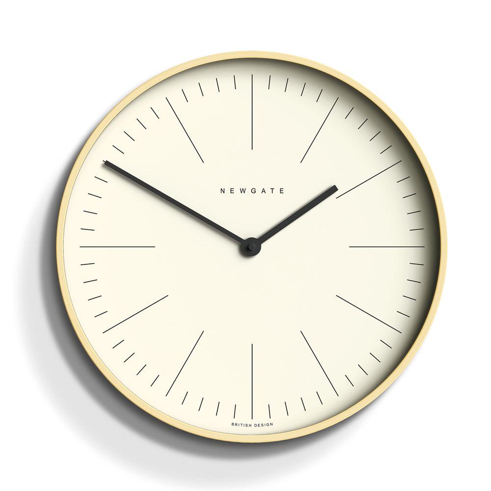 Newgate Mr Clarke Clock Pale Wood Marker Dial 40-Newgate-Mood