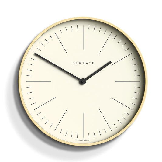 Newgate Mr Clarke Clock Pale Wood Marker Dial 40-Newgate-Mood