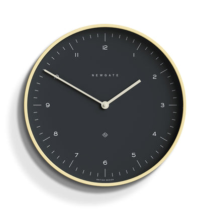 Newgate Mr Clarke Clock Pale Wood Oil Grey Dial-Newgate-Mood