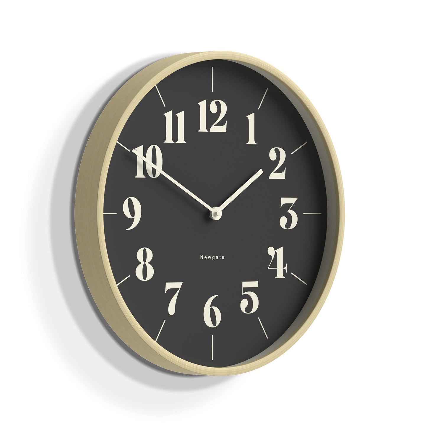 Newgate Mr Clarke Clock Pale Wood Reverse Hopscotch Dial-Newgate-Mood