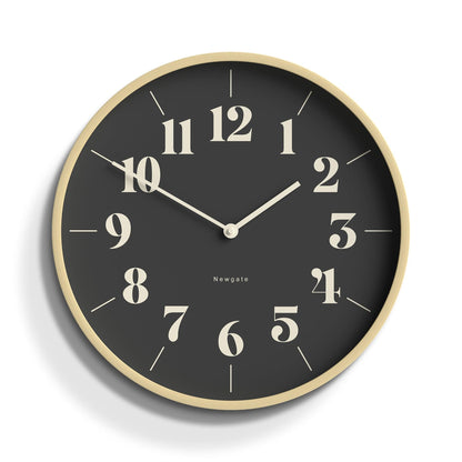 Newgate Mr Clarke Clock Pale Wood Reverse Hopscotch Dial-Newgate-Mood