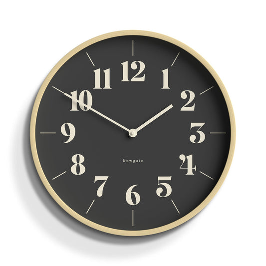 Newgate Mr Clarke Clock Pale Wood Reverse Hopscotch Dial-Newgate-Mood