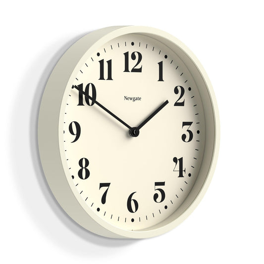 Newgate Number Four Wall Clock Matte Linen White-Newgate-Mood