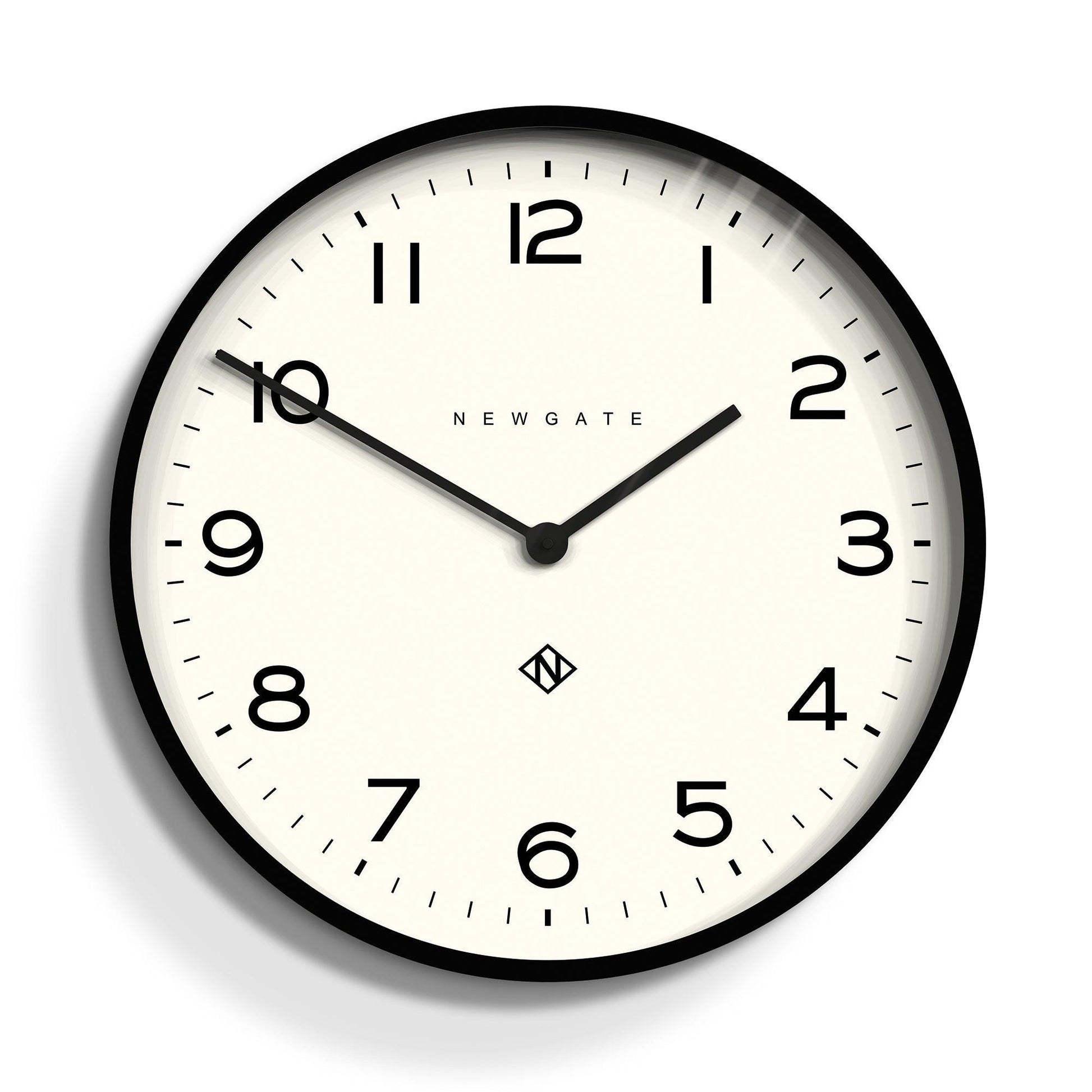 Newgate Number One Clock Echo Black-Newgate-Mood