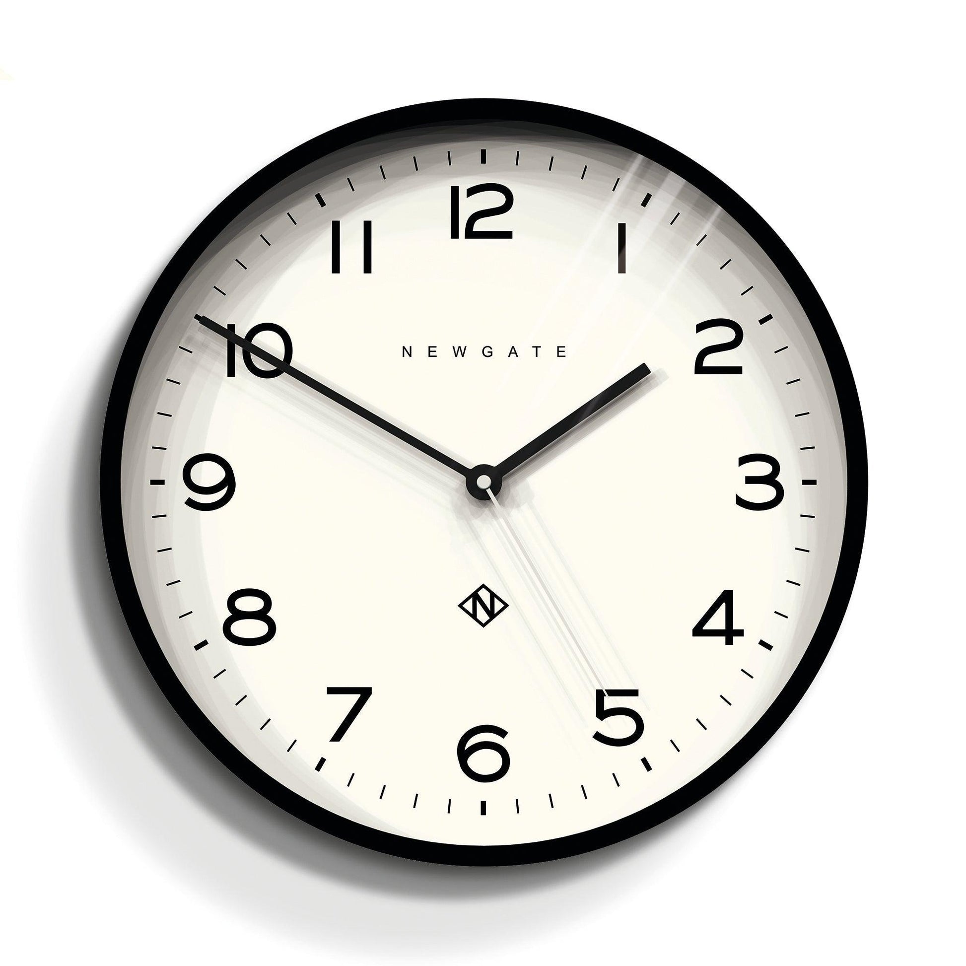 Newgate Number Three Echo Clock Silicone Black-Newgate-Mood