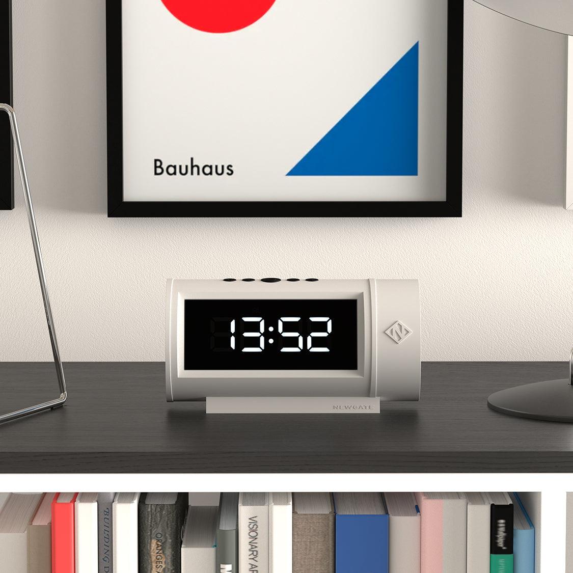 Newgate Pil Led Alarm Clock White*-Newgate-Mood