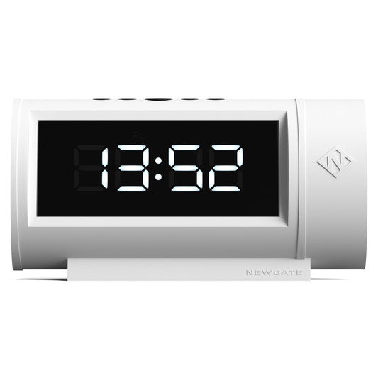 Newgate Pil Led Alarm Clock White*-Newgate-Mood