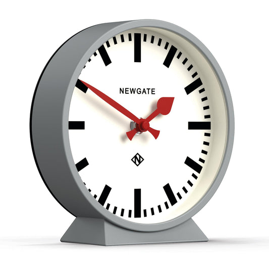 Newgate Railway Mantel Clock Posh Grey-Newgate-Mood