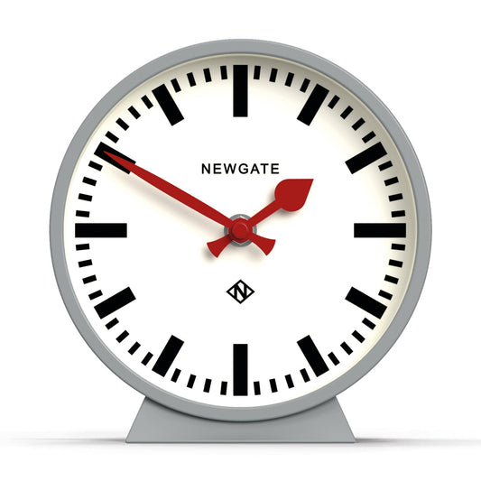 Newgate Railway Mantel Clock Posh Grey-Newgate-Mood