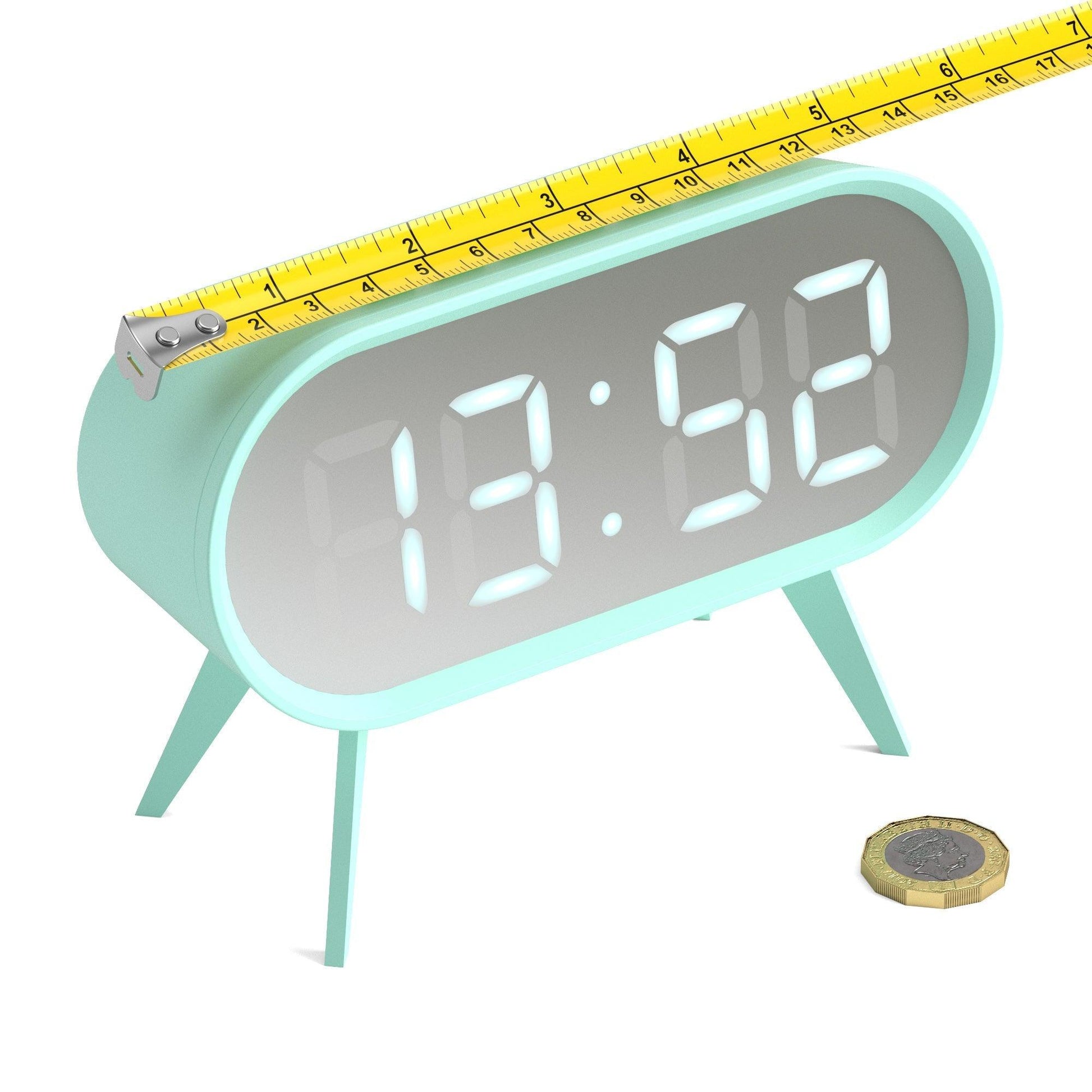 Newgate Space Hotel Cyborg Led Alarm Clock Blue*-Newgate-Mood