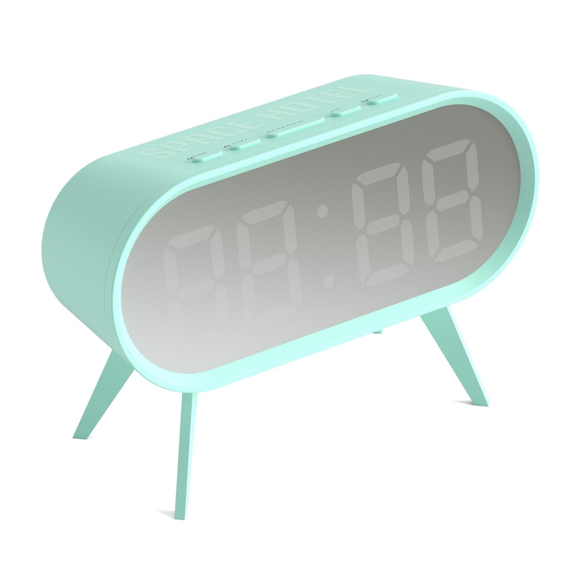 Newgate Space Hotel Cyborg Led Alarm Clock Blue*-Newgate-Mood