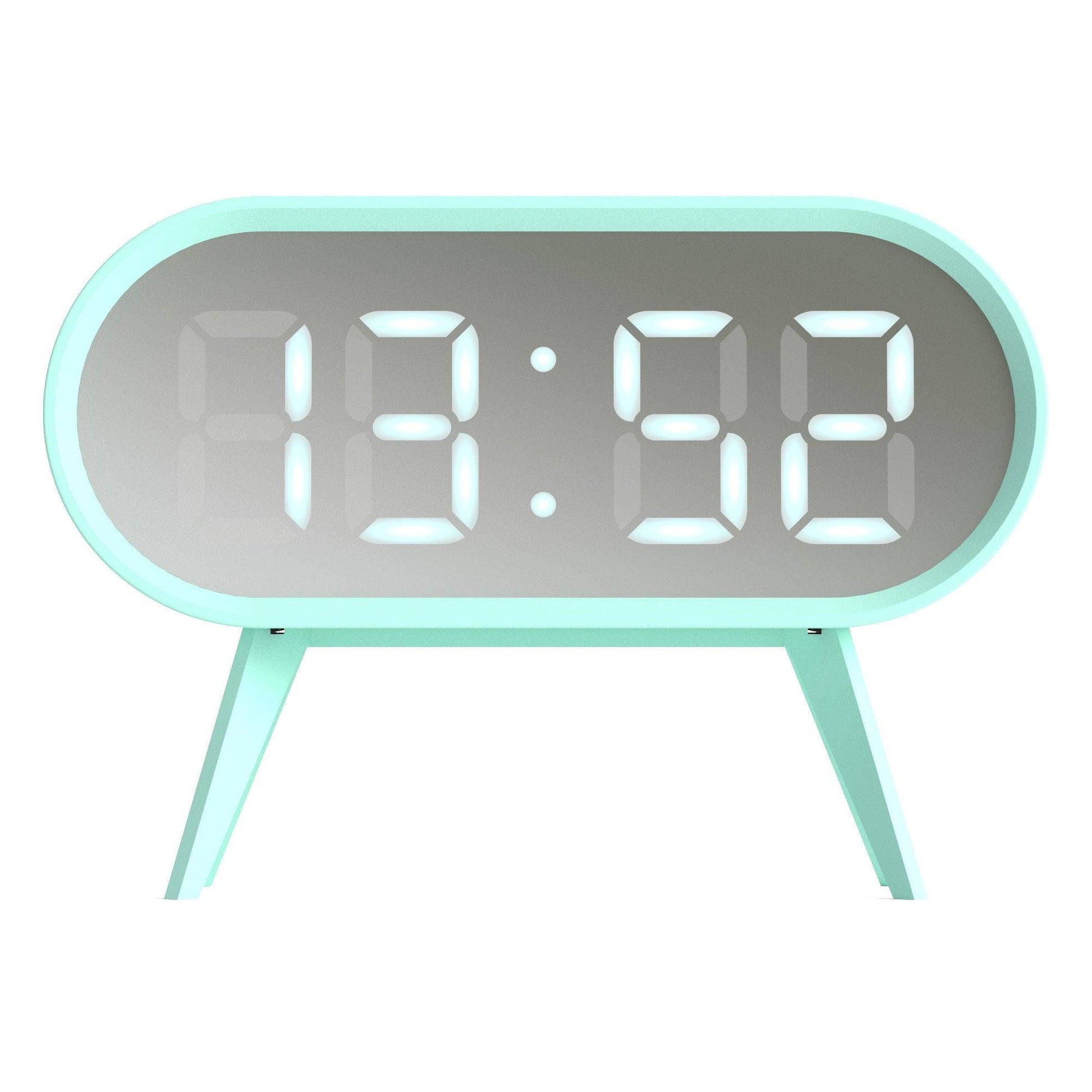 Newgate Space Hotel Cyborg Led Alarm Clock Blue*-Newgate-Mood