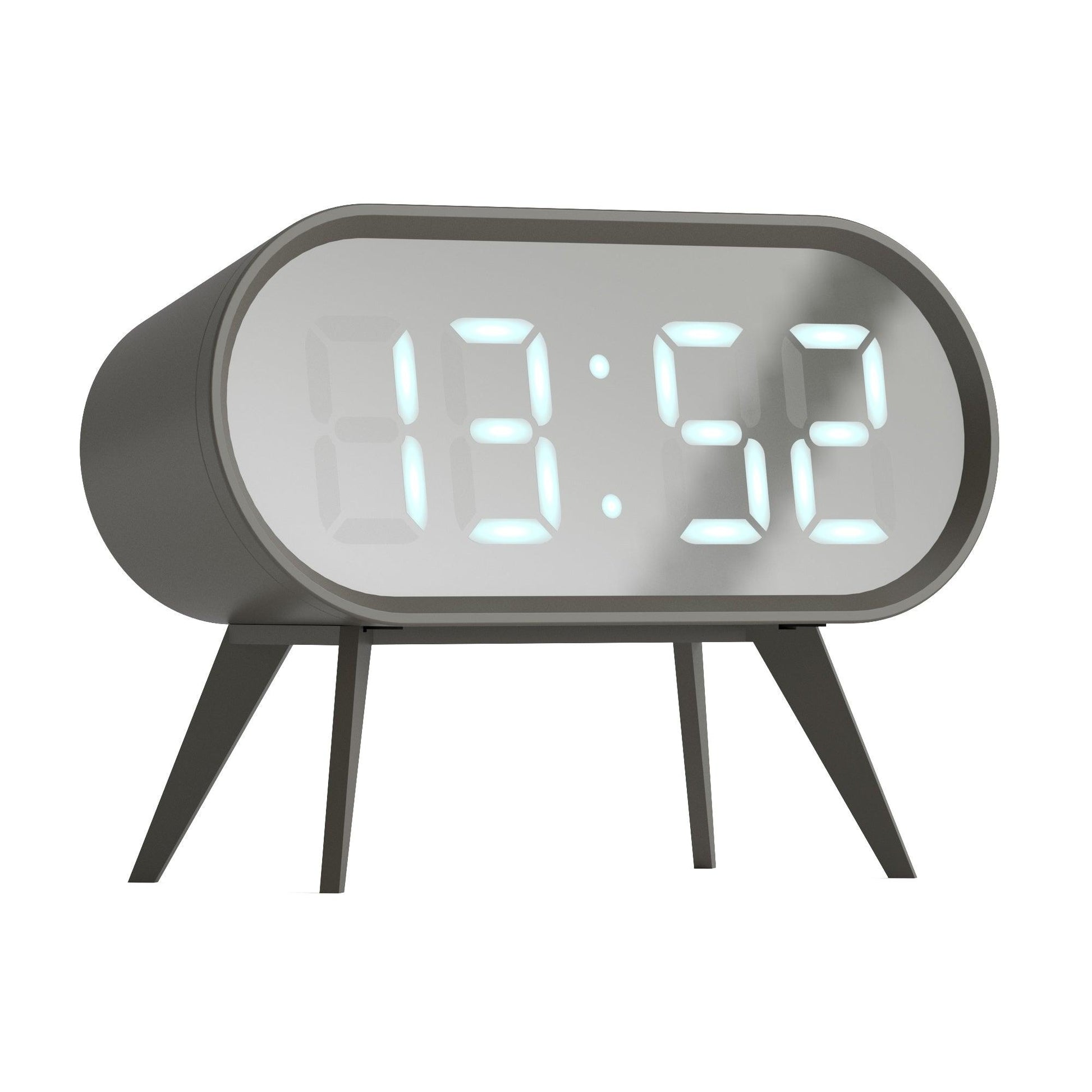 Newgate Space Hotel Cyborg Led Alarm Clock Grey*-Newgate-Mood