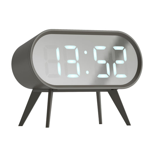 Newgate Space Hotel Cyborg Led Alarm Clock Grey*-Newgate-Mood