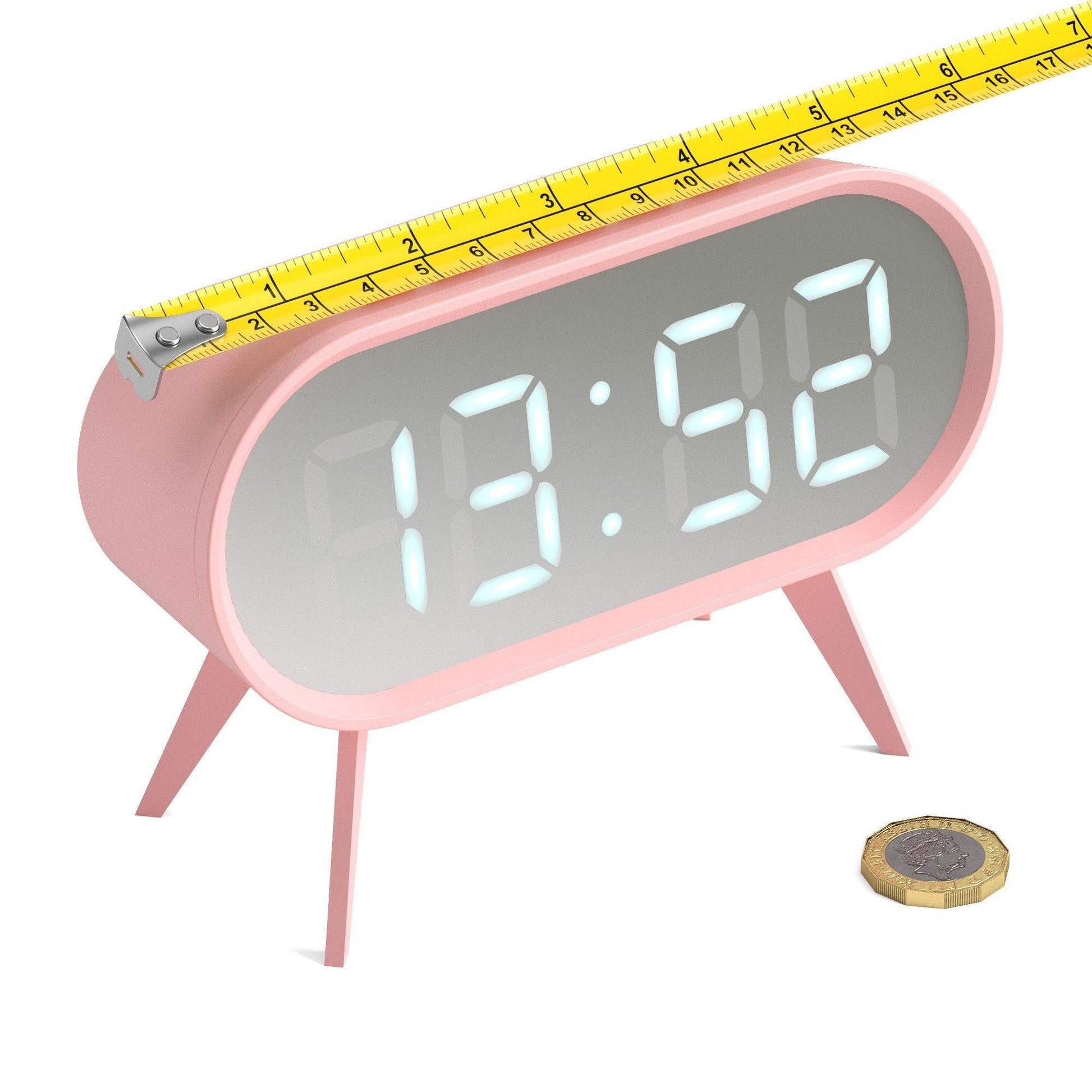Newgate Space Hotel Cyborg Led Alarm Clock Pink*-Newgate-Mood