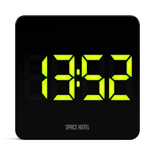 Newgate Space Hotel Orbatron Alarm Clock Black Case - Black Lens - Green Led*-Newgate-Mood