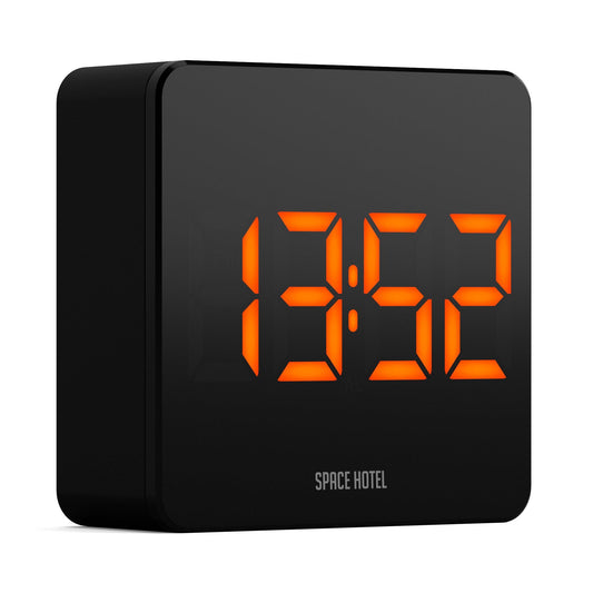 Newgate Space Hotel Orbatron Alarm Clock Black Case - Black Lens - Orange Led*-Newgate-Mood