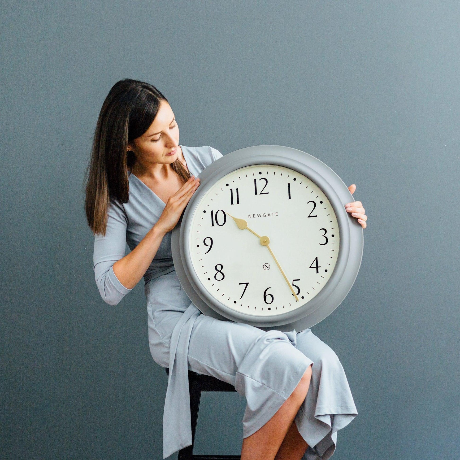 Newgate Westhampton Clock Posh Grey-Newgate-Mood