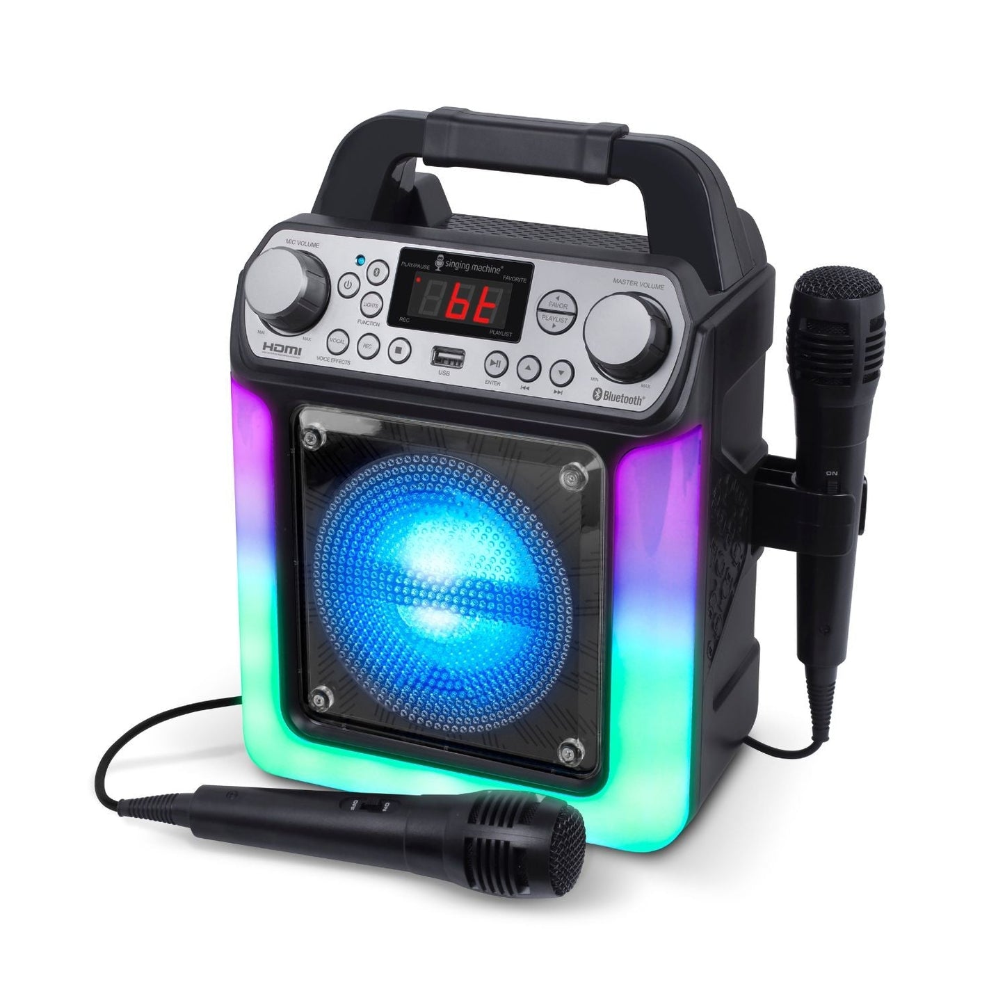 Singing Machine HDMI Groove Mini Portable Karaoke System with Bluetooth-Singing Machine-Mood